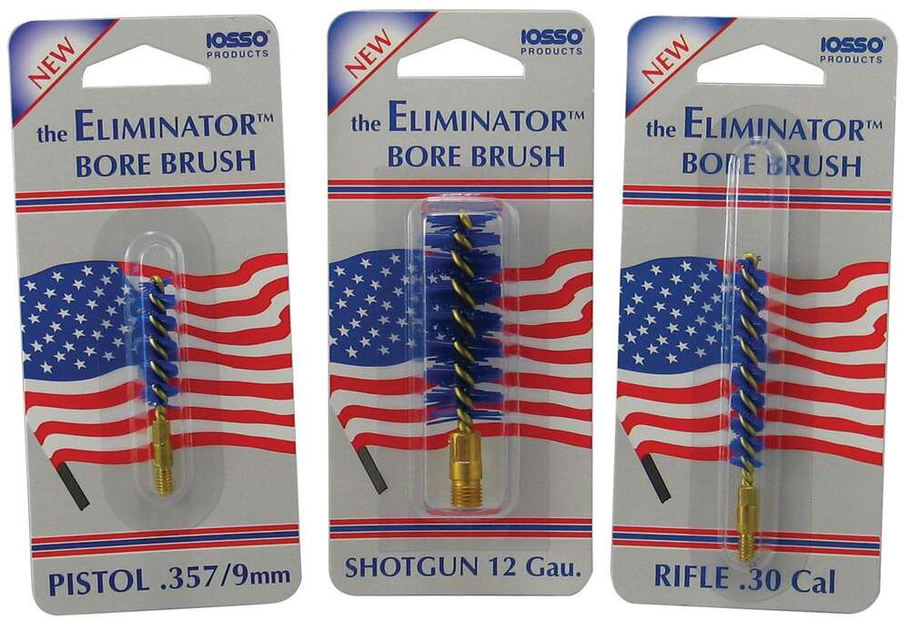 Cleaning Equipment Iosso Products Ready Series ELIMINATOR .22 CAL PISTOL BRUSH • Model: Ready Series